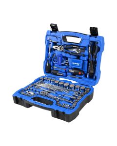KINCROME K1860 PORTABLE TOOL KIT 1/4 & 3/8 DRIVE MET/IMP 116PCE