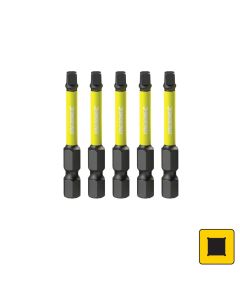 KINCROME K21276 SQUARE #2 IMPACT BIT 50MM 5 PIECE
