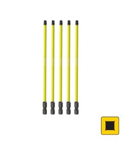 KINCROME K21291 SQUARE #2 IMPACT BIT 150MM 5 PIECE