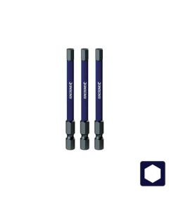 KINCROME K21350 HEX 5MM IMPACT BIT 75MM 3 PIECE