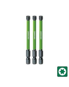 KINCROME K21395 TORX T20 IMPACT BIT 75MM 3 PIECE