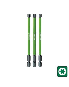 KINCROME K21398 TORX T20 IMPACT BIT 100MM 3 PIECE