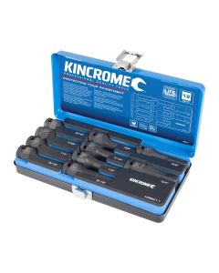 KINCROME K28211 HEX IMPACT SOCKET SET 10 PIECE 1/2'' DRIVE - IMPERIAL