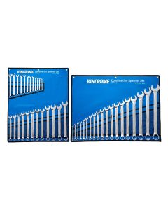 KINCROME K3048 COMBO SPANNER SET MET/IMP 44 PIECE