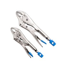 KINCROME K40074 CURVED HAW LOCKING PLIER SET 2PCE