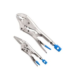 KINCROME K40076 CURVED JAW & LONG NOSE LOCKING PLIER SET 2PCE