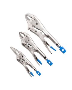 KINCROME K40078 LONG NOSE & CURVED JAW LOCKING PLIER SET 3PCE