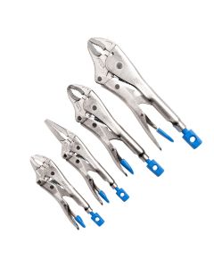 KINCROME K40080 LONG NOSE & CURVED JAW LOCKING PLIER SET 4PCE
