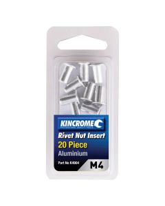KINCROME K4904 RIVET NUT INSERT M4 ALUMINIUM - 20 PACK