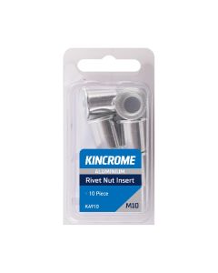 KINCROME K4910 RIVET NUT INSERT M10 ALUMINIUM - 10 PACK