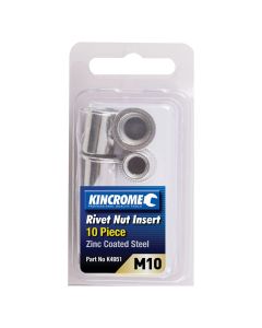 KINCROME K4951 RIVET NUT INSERT M10 ZINC COATED STEEL - 10 PACK