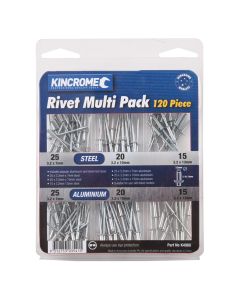 KINCROME K4980 RIVET MULTI PACK 120 PIECE