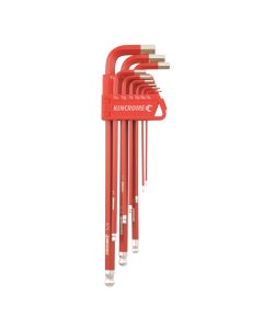 KINCROME K5042 BALL POINT HEX KEY SET LONG SERIES 9 PIECE