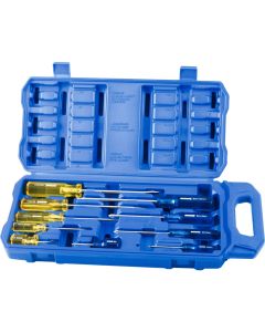 KINCROME K5052 SCREWDRIVER SET ACETATE HANDLE 10 PIECE
