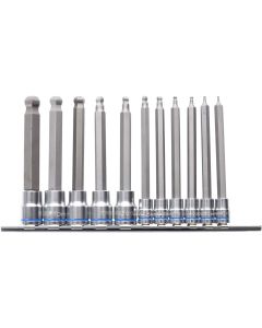 KINCROME K5523 BALL HEX SKT SET 11PCE MET