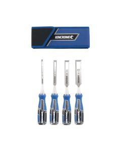 KINCROME K9209 POWER HEX WOOD CHISEL SET 4PCE