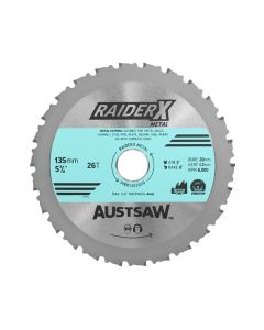 AUSTSAW MBR1352026 RAIDERX METAL BLADE 135MM X 20 X 26T