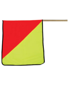 OVERSIZE FLAGS ON DOWELL PAIR OF 2 - 450X450MM