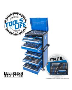 KINCROME P1710 EVOLUTION TOOL WORKSHOP 306 PIECE 14 DRAWER DEEP 1/4, 3/8 & 1/2''