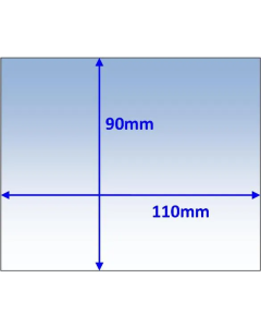 WELDCLASS P7-CL11090/10 LENS CLEAR 110X90X1.0MM SUIT VARIOUS PK10