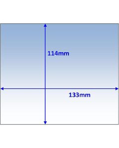 WELDCLASS P7-CL133114/10 LENS OUTER 133X114MM SUIT VARIOUS PK10
