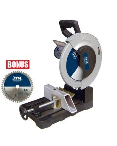ITM S14 350MM METAL CUTTING DROP SAW, 240V, INC TCT MILD STEEL BLADE