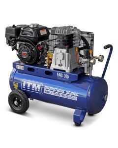 ITM TM352-55060 AIR COMPRESSOR, BELT DRIVE PETROL 5.5HP HONDA 60LTR FAD 355L/MIN