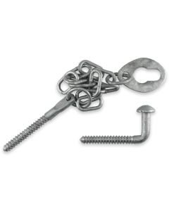 ROTECH SCREW-IN KNOB LATCH W/350MM CHAIN